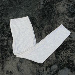 Grey straight leg leggings